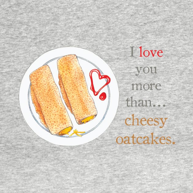 STOKE ON TRENT: CHEESY OATCAKES by shelleyjayne